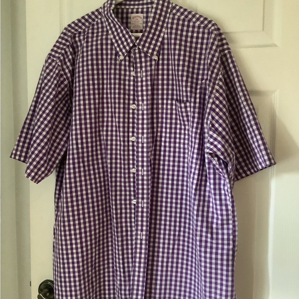 Mens 2XL Brooks Brother Short Sleeve